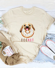 Dognut Cute Women Casual T Shirt