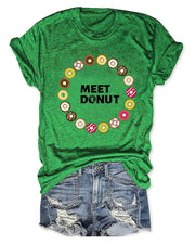 Meet Donut Women T-Shirt
