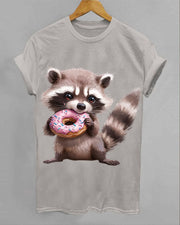 Racoon Donut Animal T-Shirt