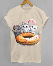Donut Kitty Animal T-Shirt