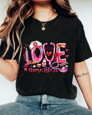 Love Nurse Life Women Casual Cotton T Shirt
