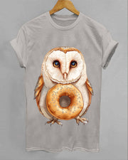 Barn Owl Donut Animal T-Shirt