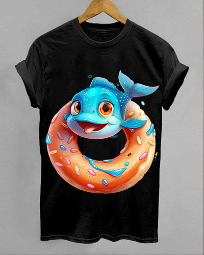 Donut Fish Animal T-Shirt
