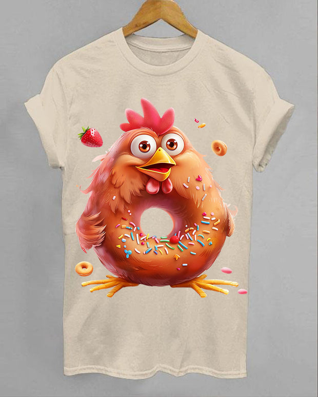 Donut Chicken Animal T-Shirt