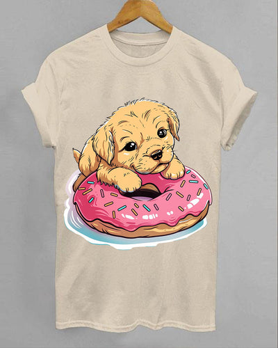 Cute Puppy Donut Animal T-Shirt