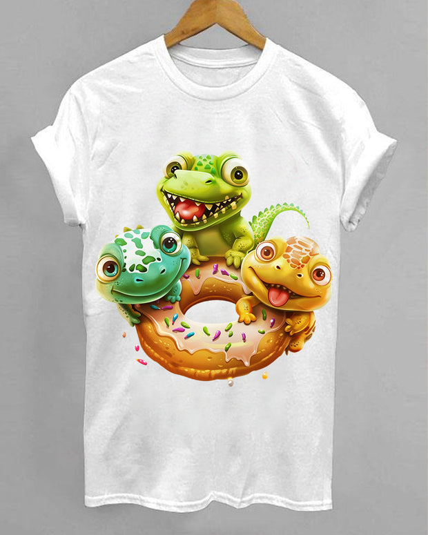 Donut Reptiles Animal T-Shirt