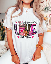 All You Need is Coffee Women Casual Cotton T Shirt