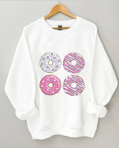 Women Donut Casual Sweatshirt