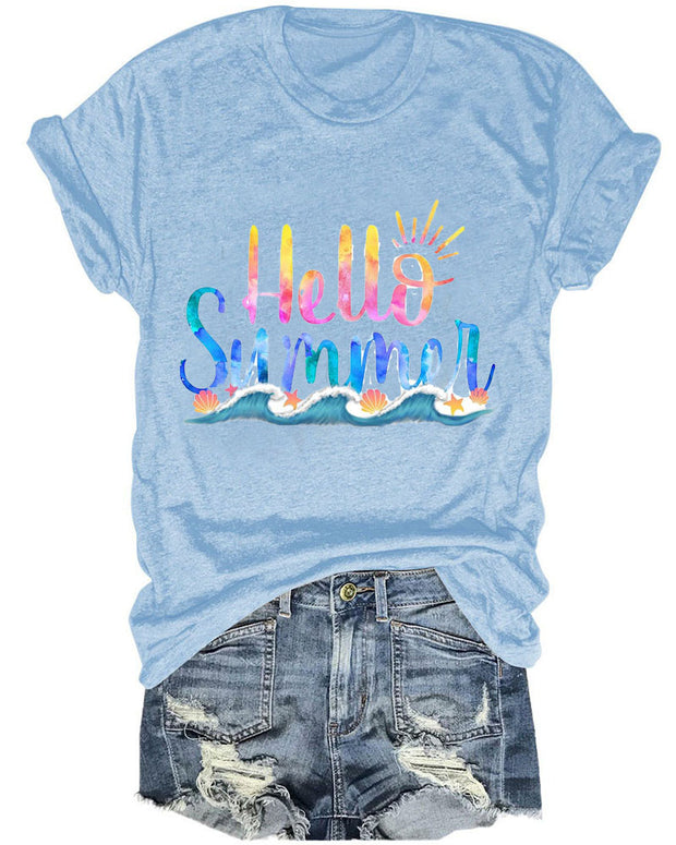Hello Summer Women T-Shirt