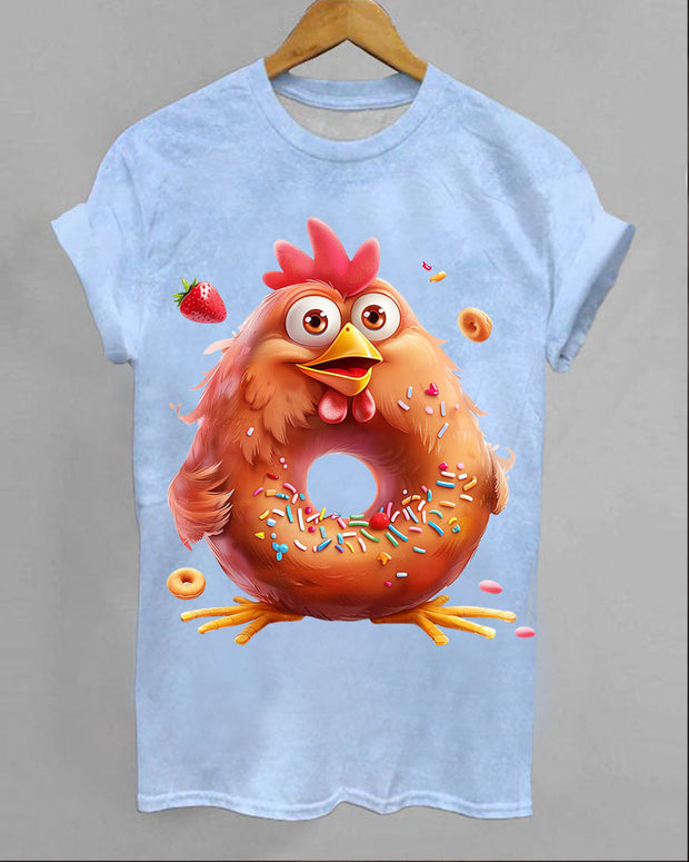 Donut Chicken Animal T-Shirt
