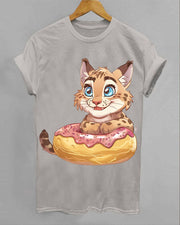 Bobcat Donut Animal T-Shirt